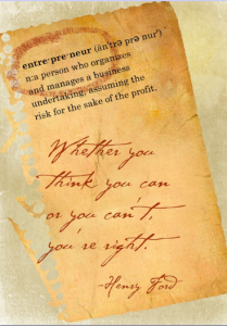 Entrepreneur Postcard